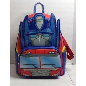 NWT Loungefly Hasbro Transformers Optimus Prime Glow in the Dark Mini Backpack